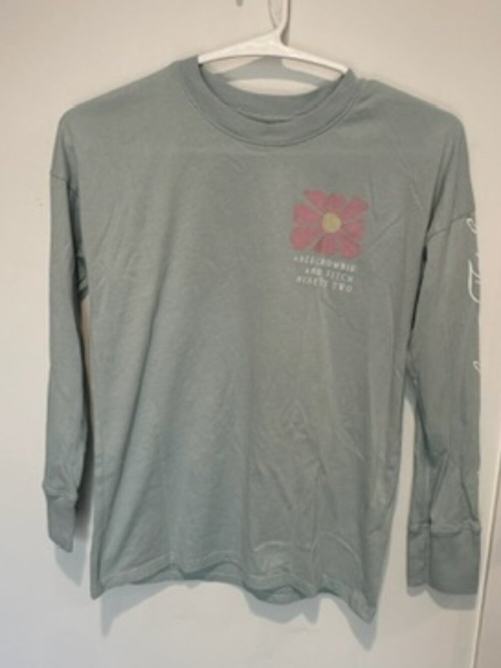 Abercrombie & Fitch, Girls long sleeve tshirt, Size 9/10, mint color